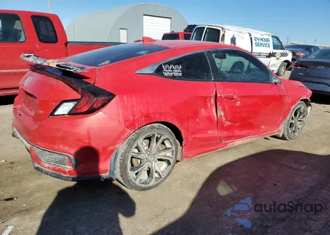 2017 Honda Civic Si from USA, damaged, VIN 2HGFC3A54HH753990
